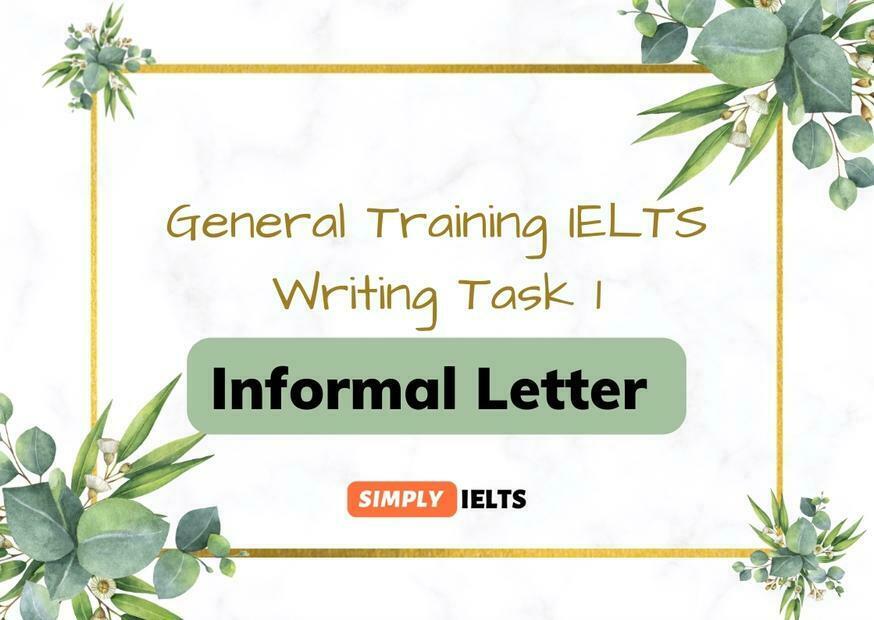 How to begin an informal letter on IELTS?