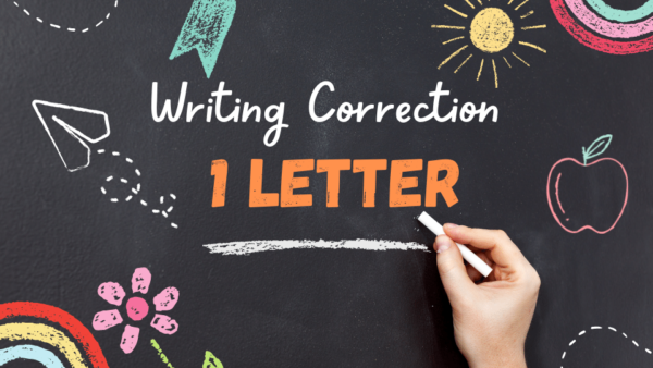IELTS Writing Correction Service 1 letter